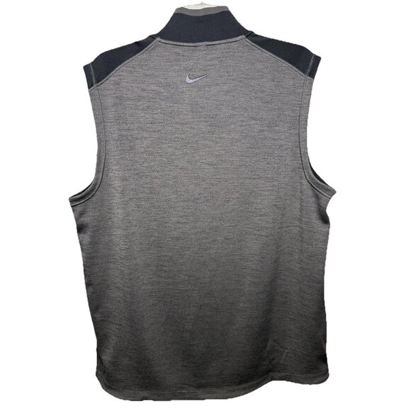 NWT Nike Golf Tour Men's Large Gray Black 1/4 Zip Vest Performance Dri-FIT‎ - Picture 3 of 11